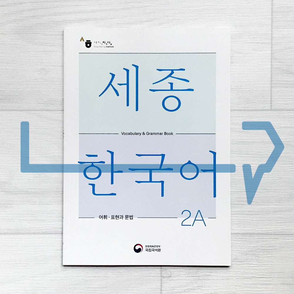 Sejong Korean Vocabulary & Grammar Book 세종한국어 어휘 표현과 문법 2A (2022 Edition)