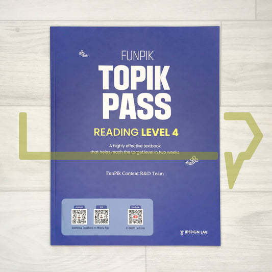 FunPik TOPIK PASS Reading Level 4 - Life Pattern Korea