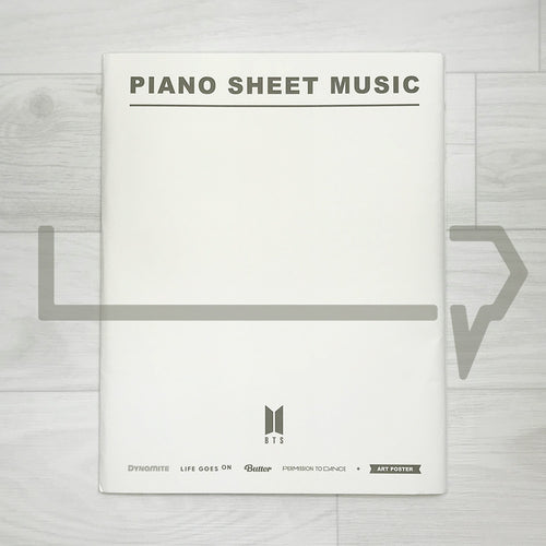 BTS Piano Sheet Music (HYBE Official) - Life Pattern Korea