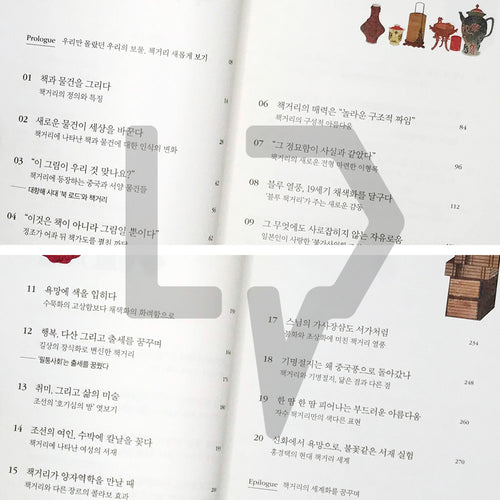 Chaekgeori (Books and Things) 책거리 - Life Pattern Korea