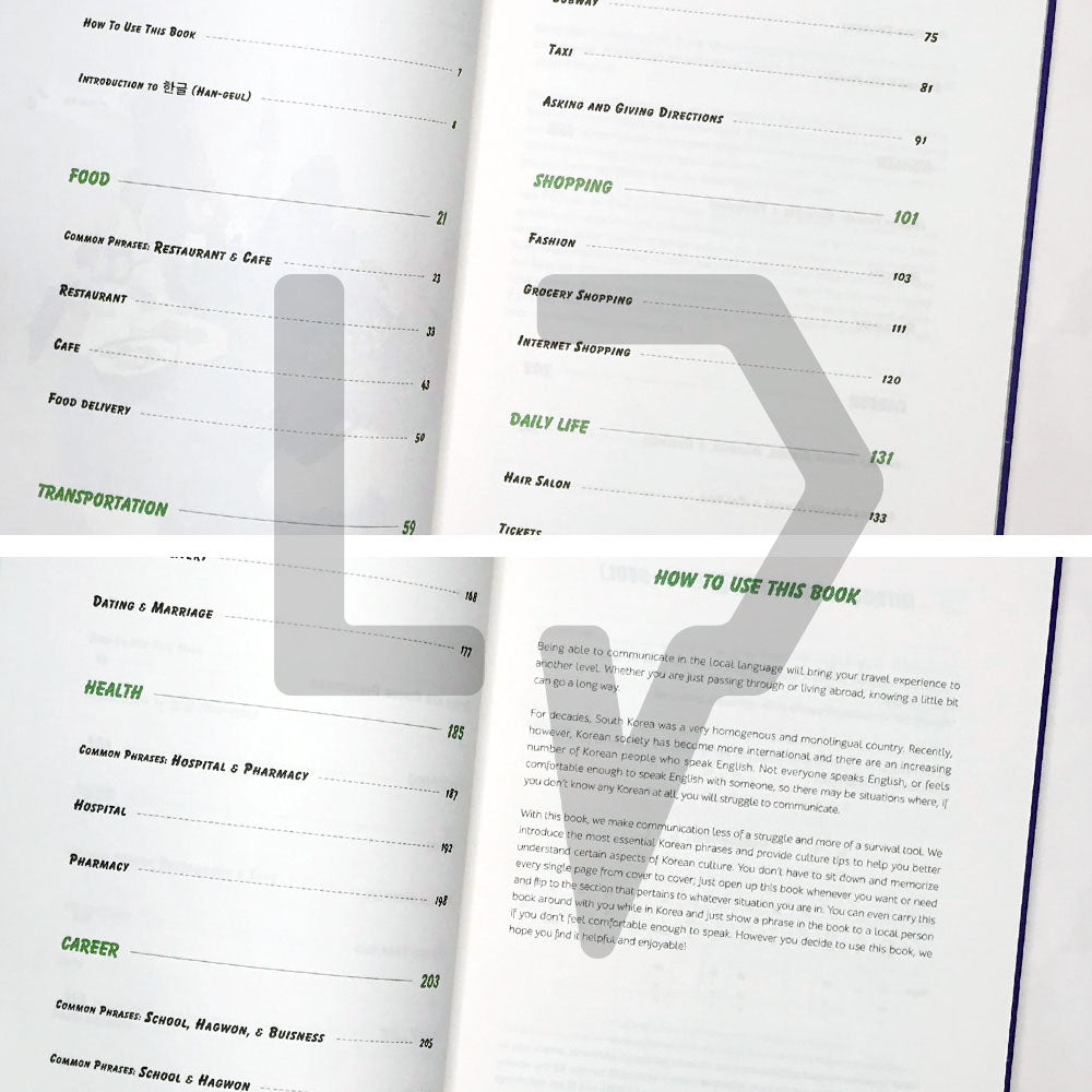 Survival Korean 서바이벌 한국어 - Life Pattern Korea