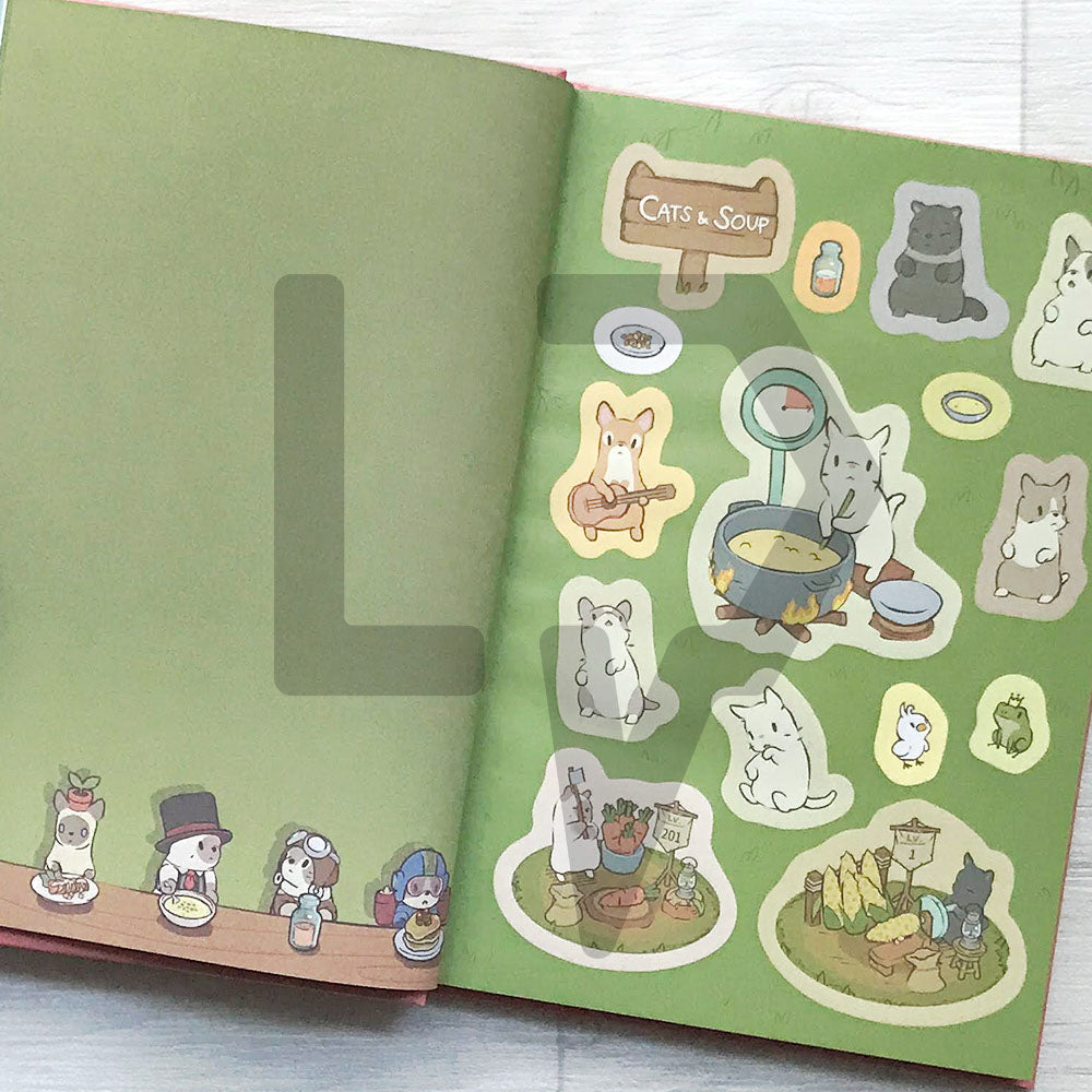Cats & Soup Sticker Book 고양이와 스프 스티커북
