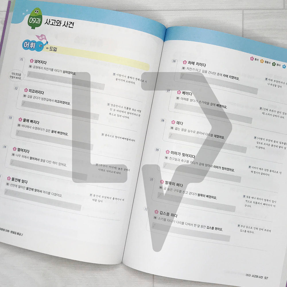 KIIP Korean Language and Culture Intermediate Level 2 Vocabulary & Grammar 한국어 한국문화 어휘 & 문법집 중급 2