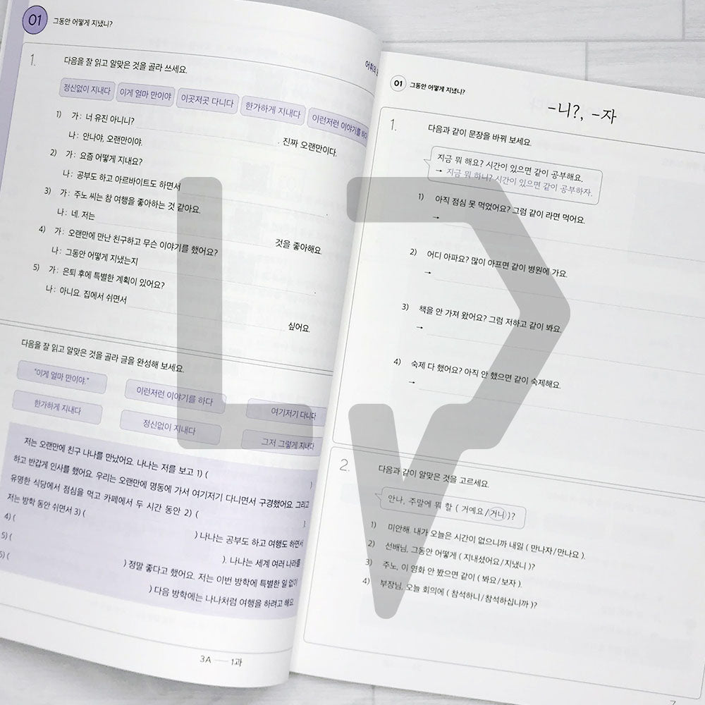 Sejong Korean Sejong Korean Workbook 세종한국어 익힘책 3A (2022 Edition) – Life ...