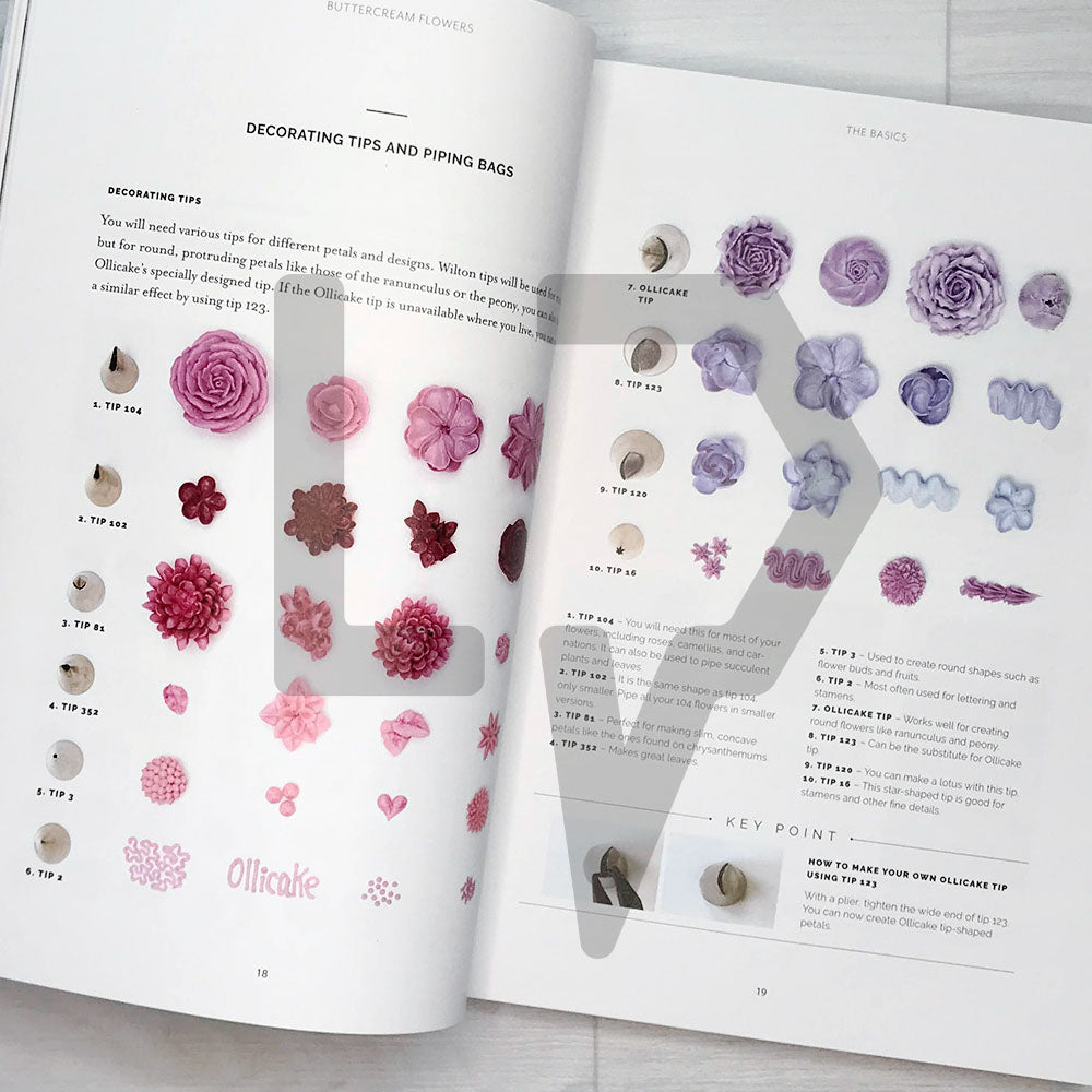 Ollicake's Buttercream Flowers - Life Pattern Korea
