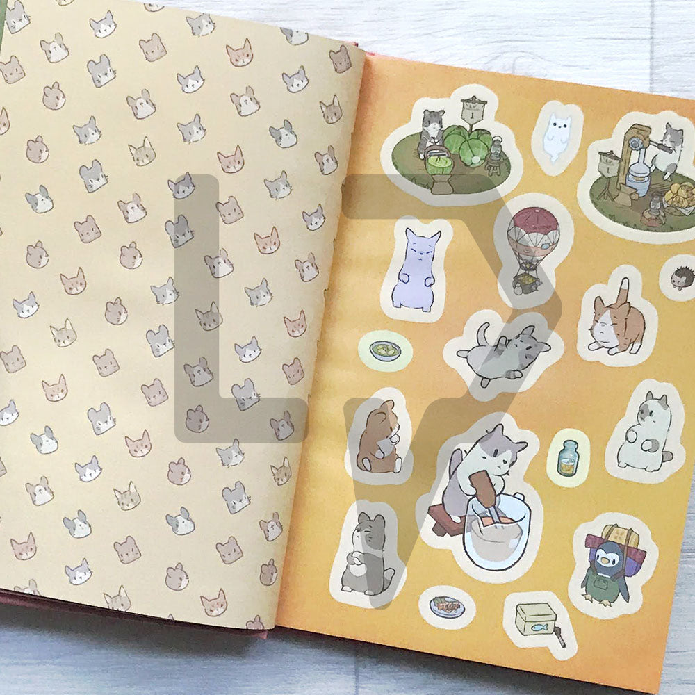 Cats & Soup Sticker Book 고양이와 스프 스티커북