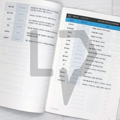 Sejong Korean Vocabulary & Grammar Book 세종한국어 어휘 표현과 문법 2B (2022 Edition)