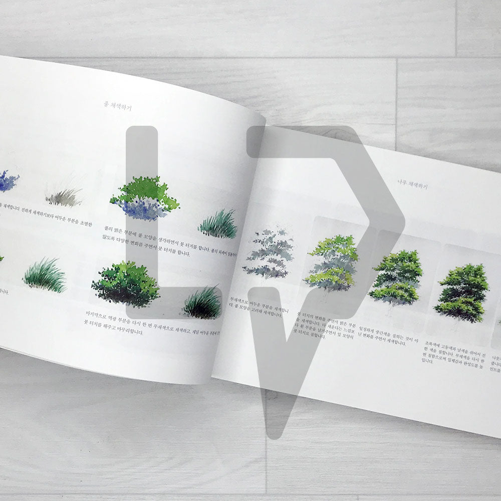 Drawing the Four Seasons Coloring Book 사계절을 그리다 - Life Pattern Korea
