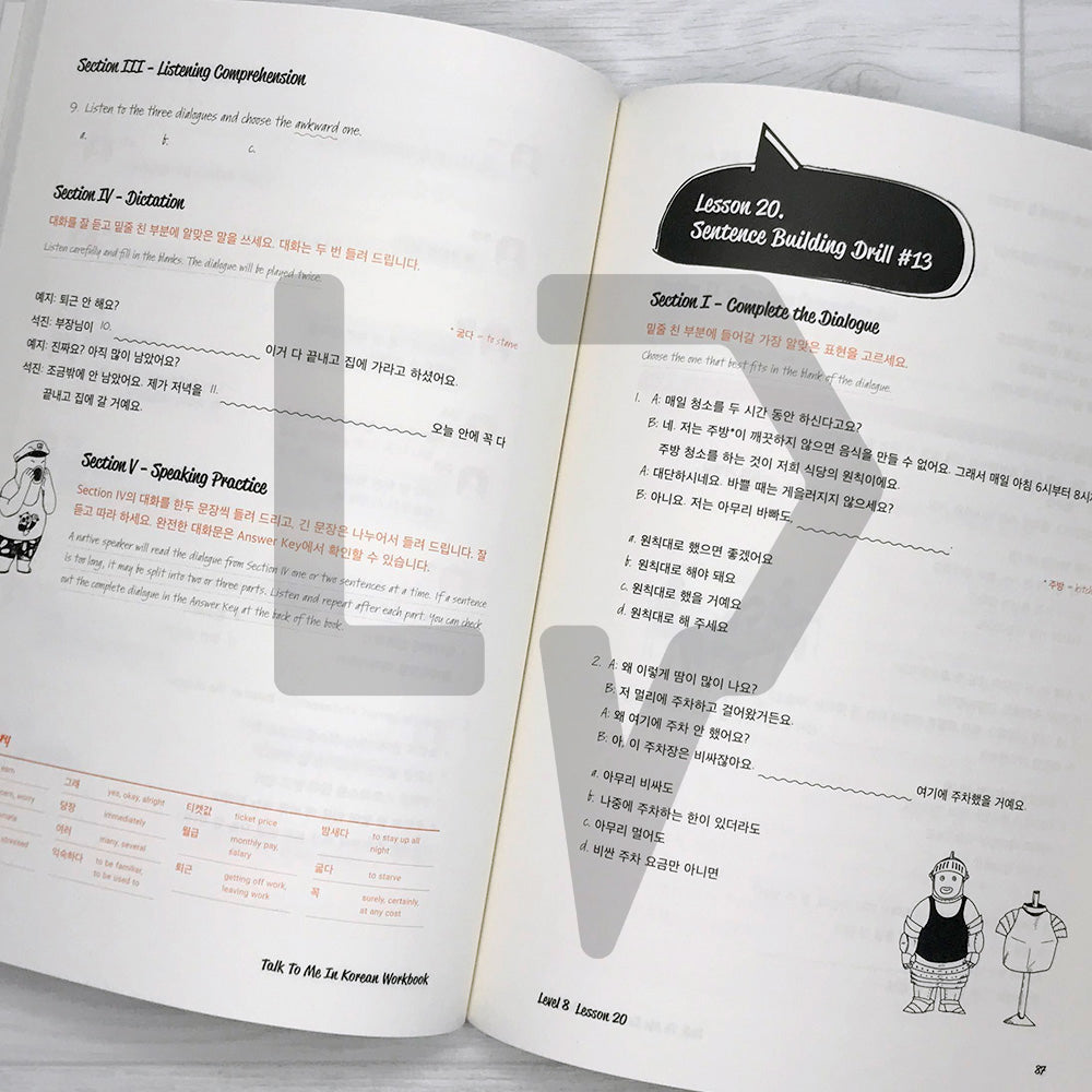 Talk To Me In Korean (TTMIK) Workbook Level 8