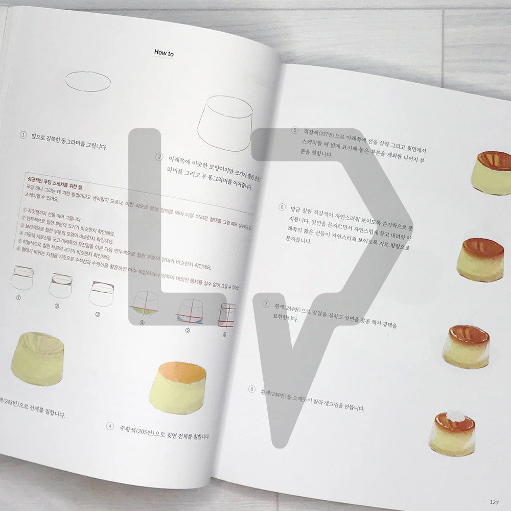Drawing Day Class for Beginner (I Start Drawing Today) by Maca & Caron 오늘부터 그림 그리기를 시작합니다 - Life Pattern Korea