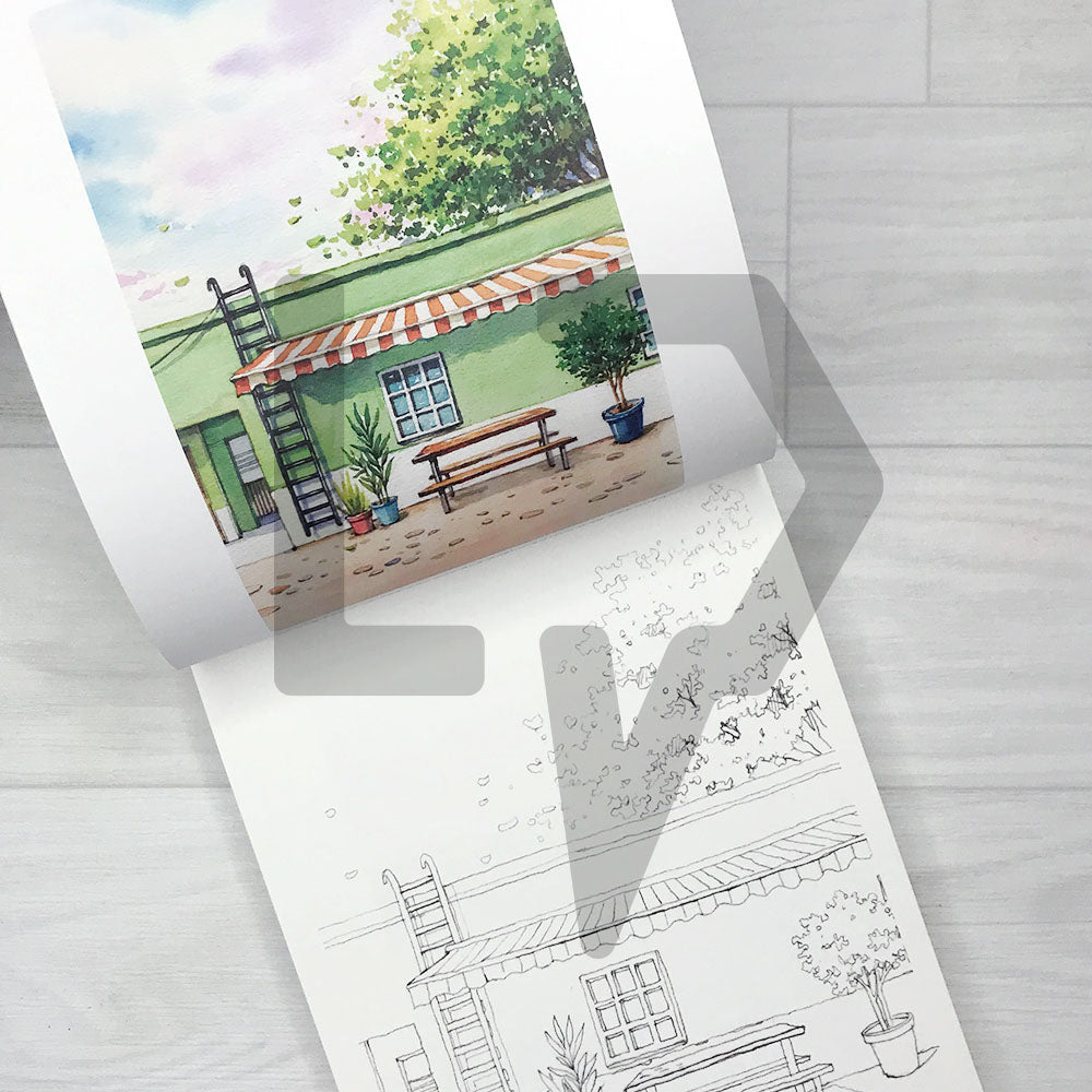 Drawing the Four Seasons Coloring Book 사계절을 그리다 - Life Pattern Korea