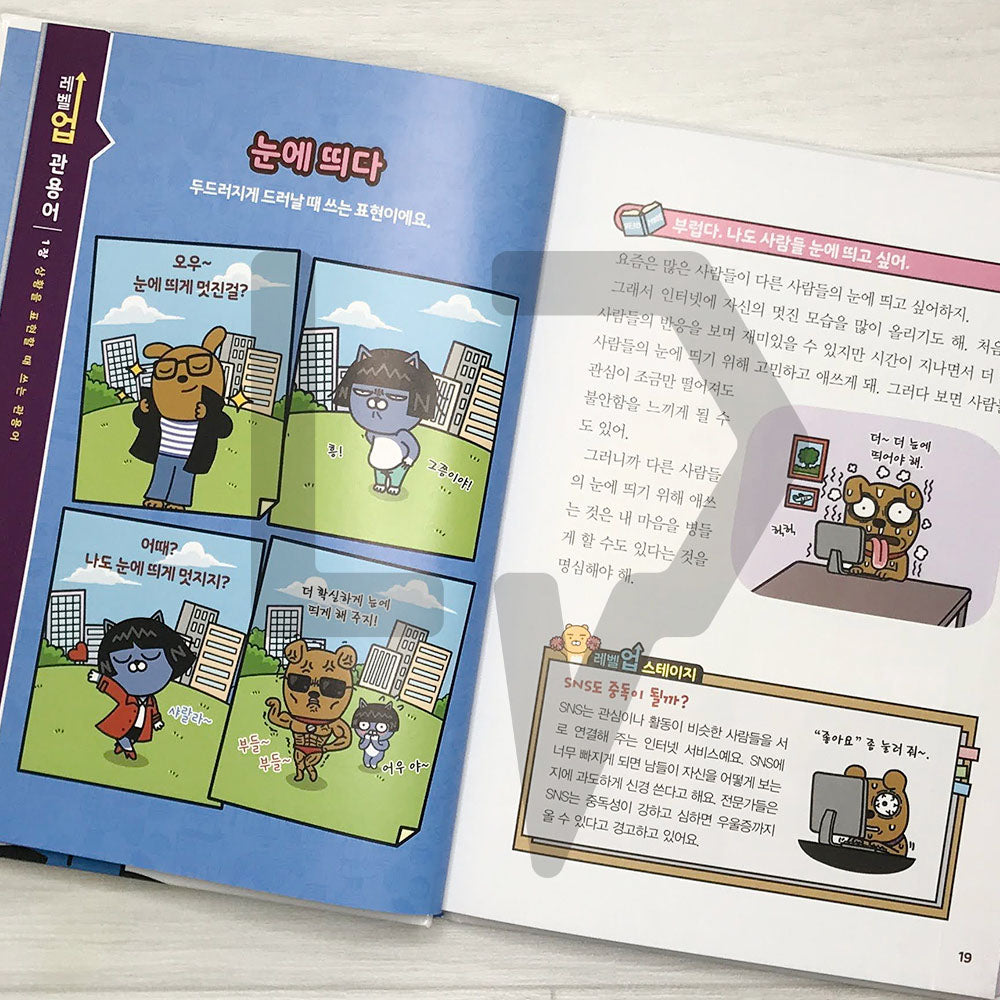 Level Up Kakao Friends: Korean Idioms 레벨업 카카오프렌즈 관용어