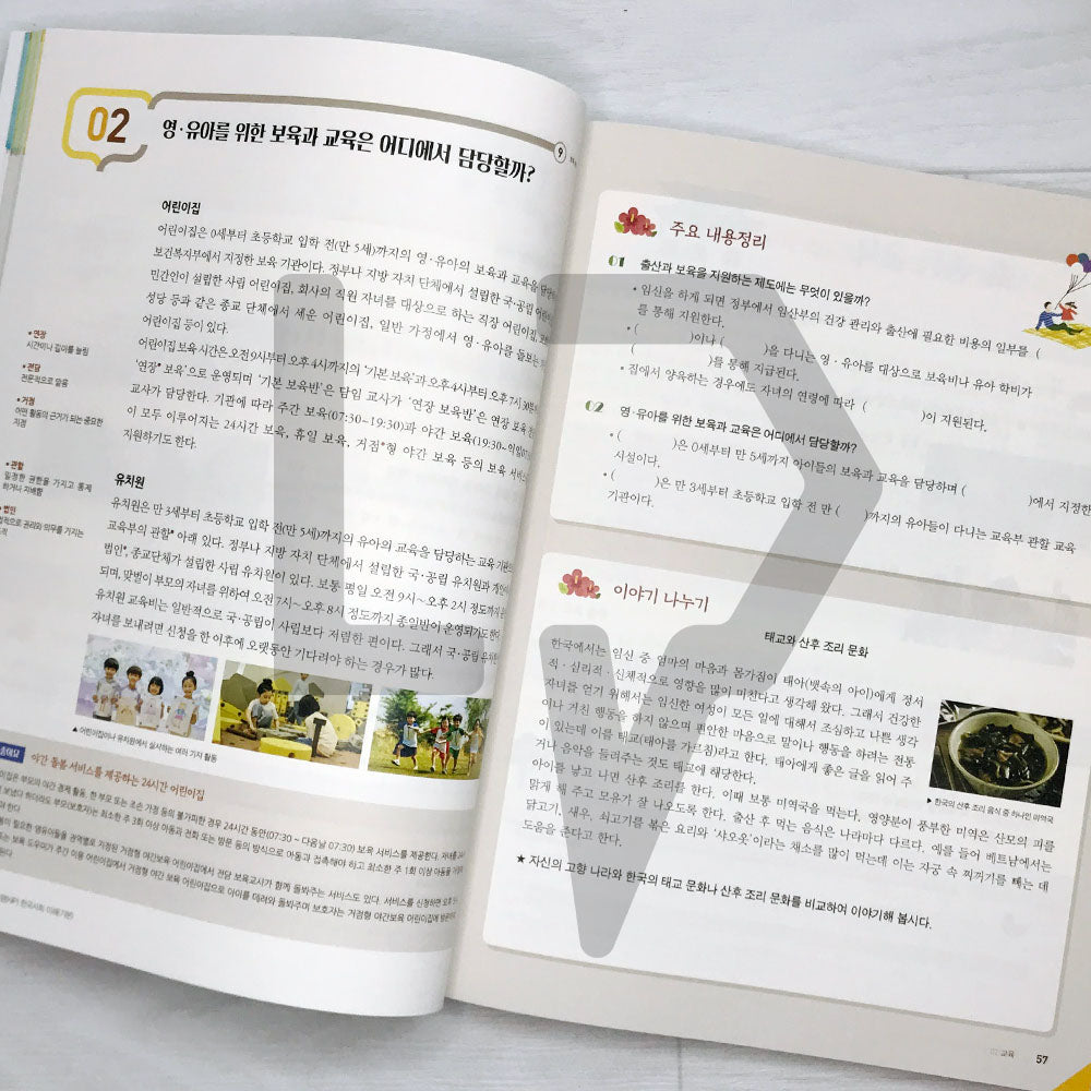 KIIP Understanding Korean Society Beginning Textbook 한국사회 이해 기본 - Life Pattern Korea
