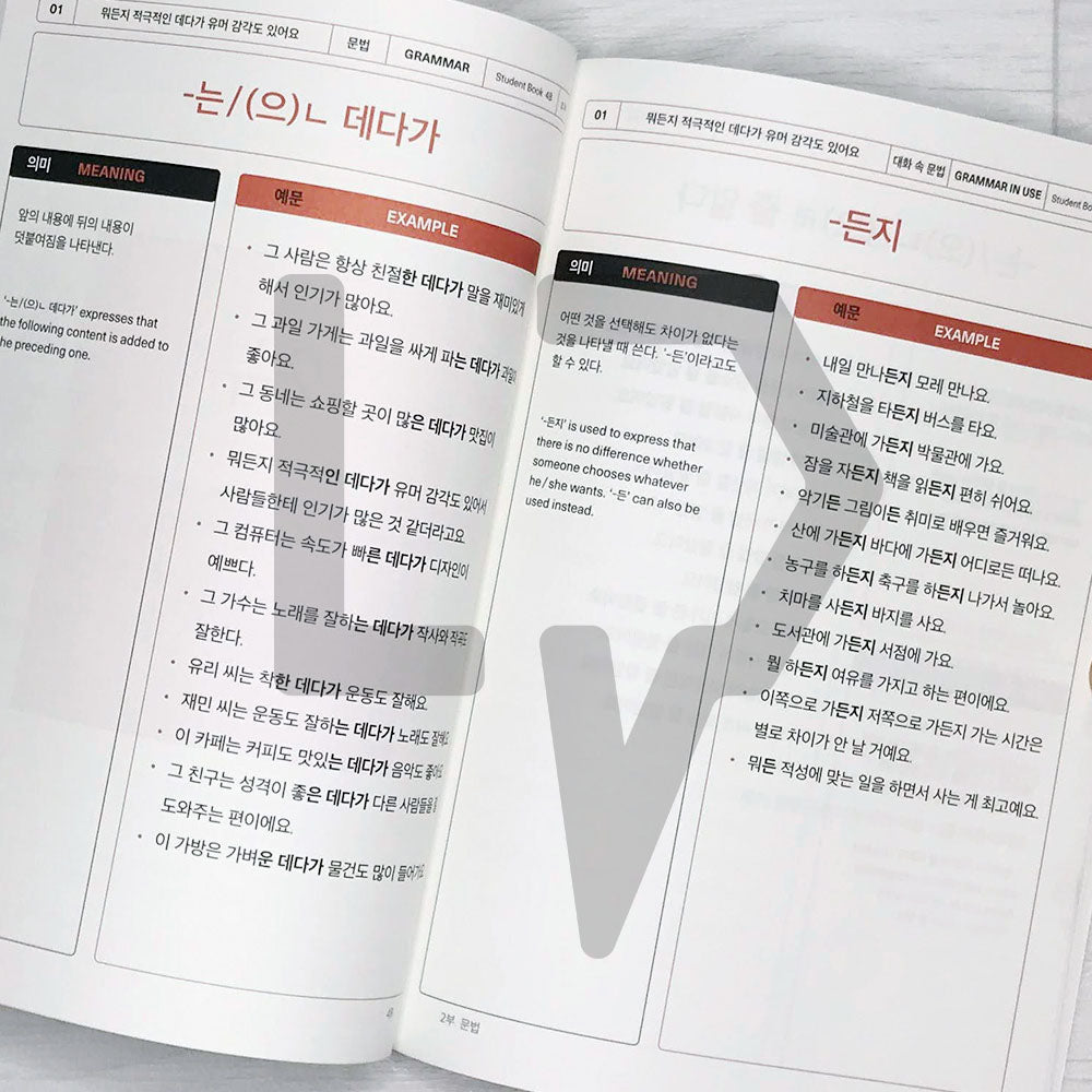 Sejong Korean Vocabulary & Grammar Book 세종한국어 어휘 표현과 문법 4B (2022 Edition)