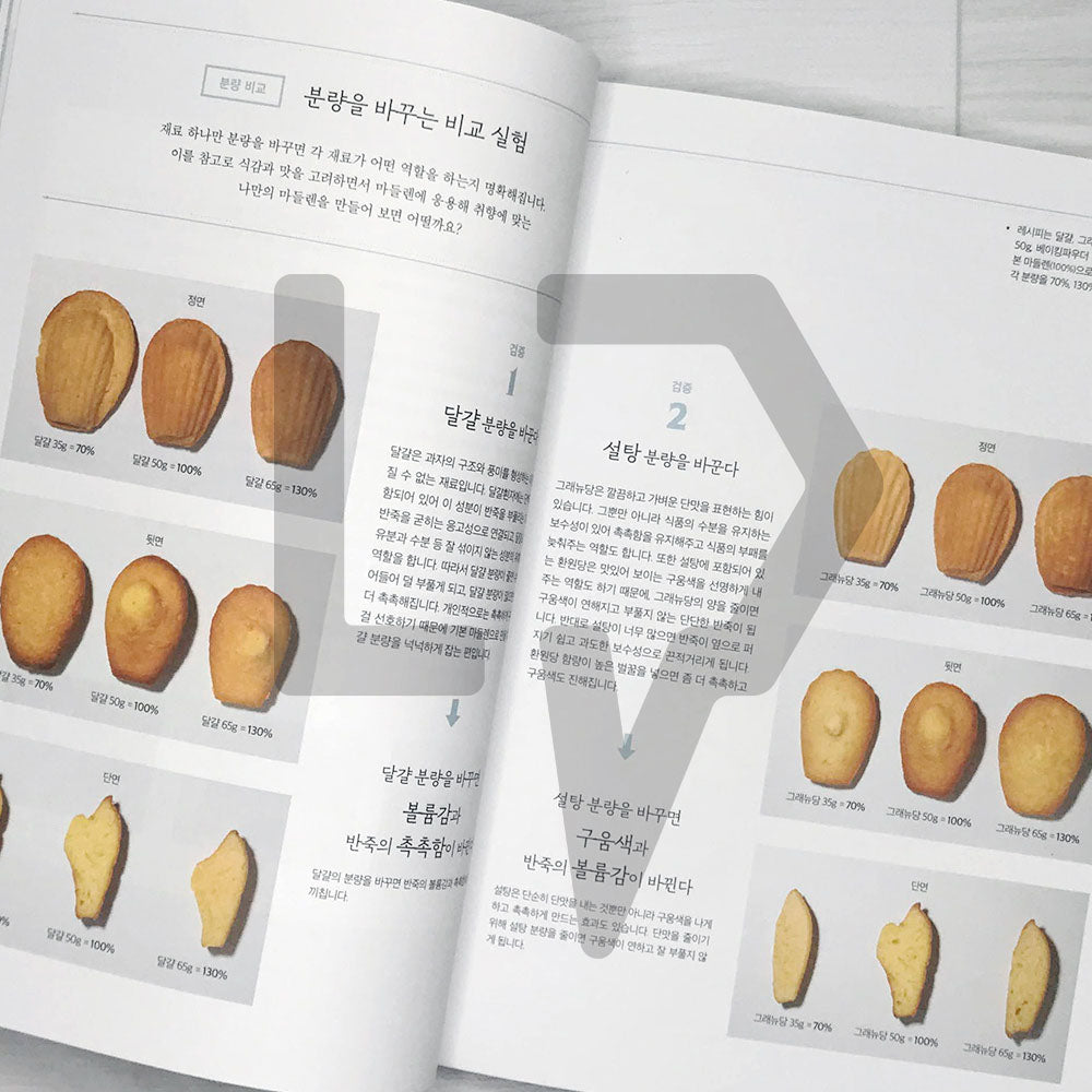 Laboratory for Madeleines and Financiers: Mixing, Ingredients, and 48 Recipes 마들렌과 피낭시에 실험실