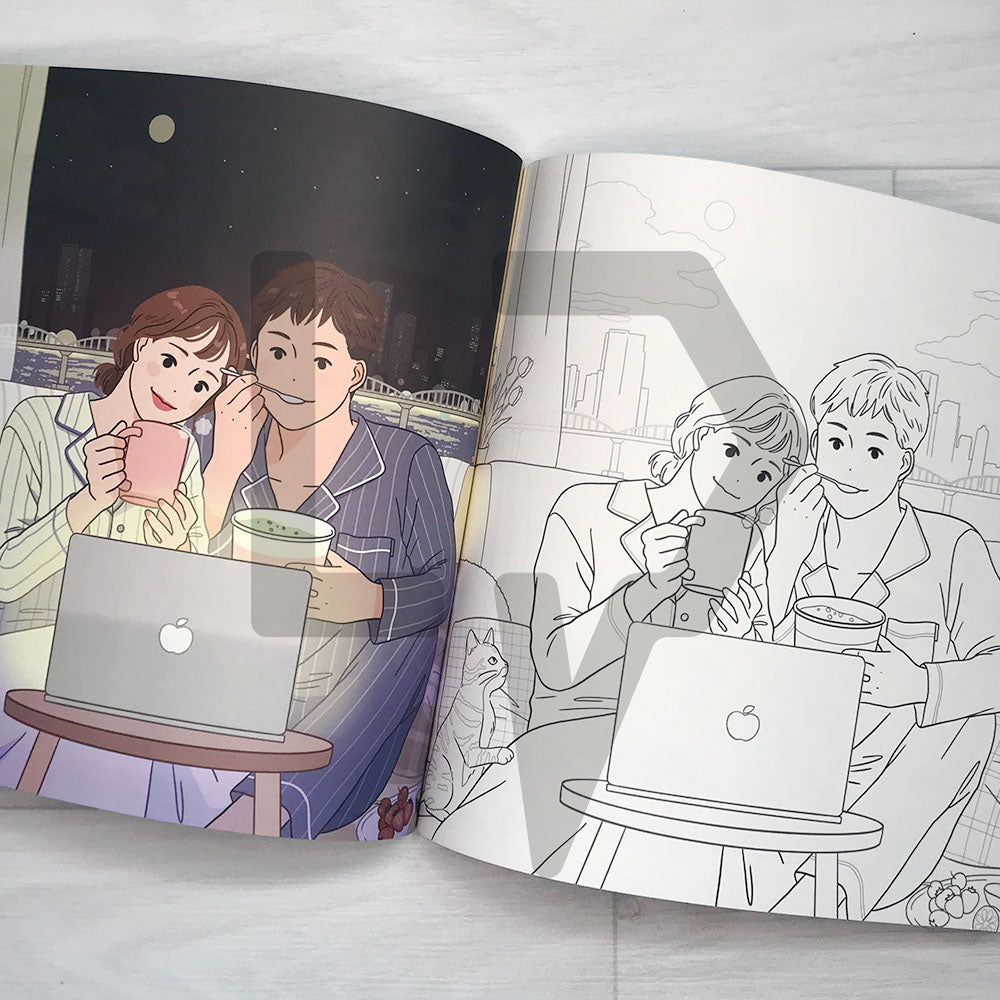 Soruru’s Coloring Book 소르르 일러스트 컬러링북 - Life Pattern Korea