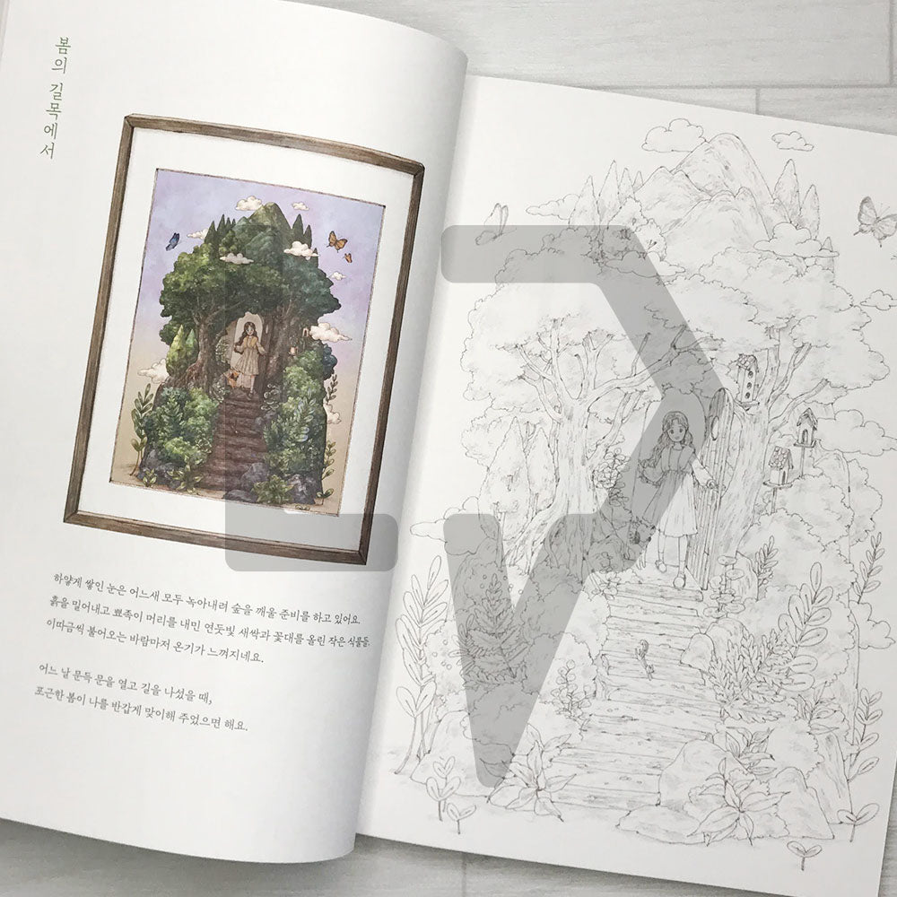 Aeppol's Coloring Book of the Four Seasons 애뽈의 사계절 컬러링북