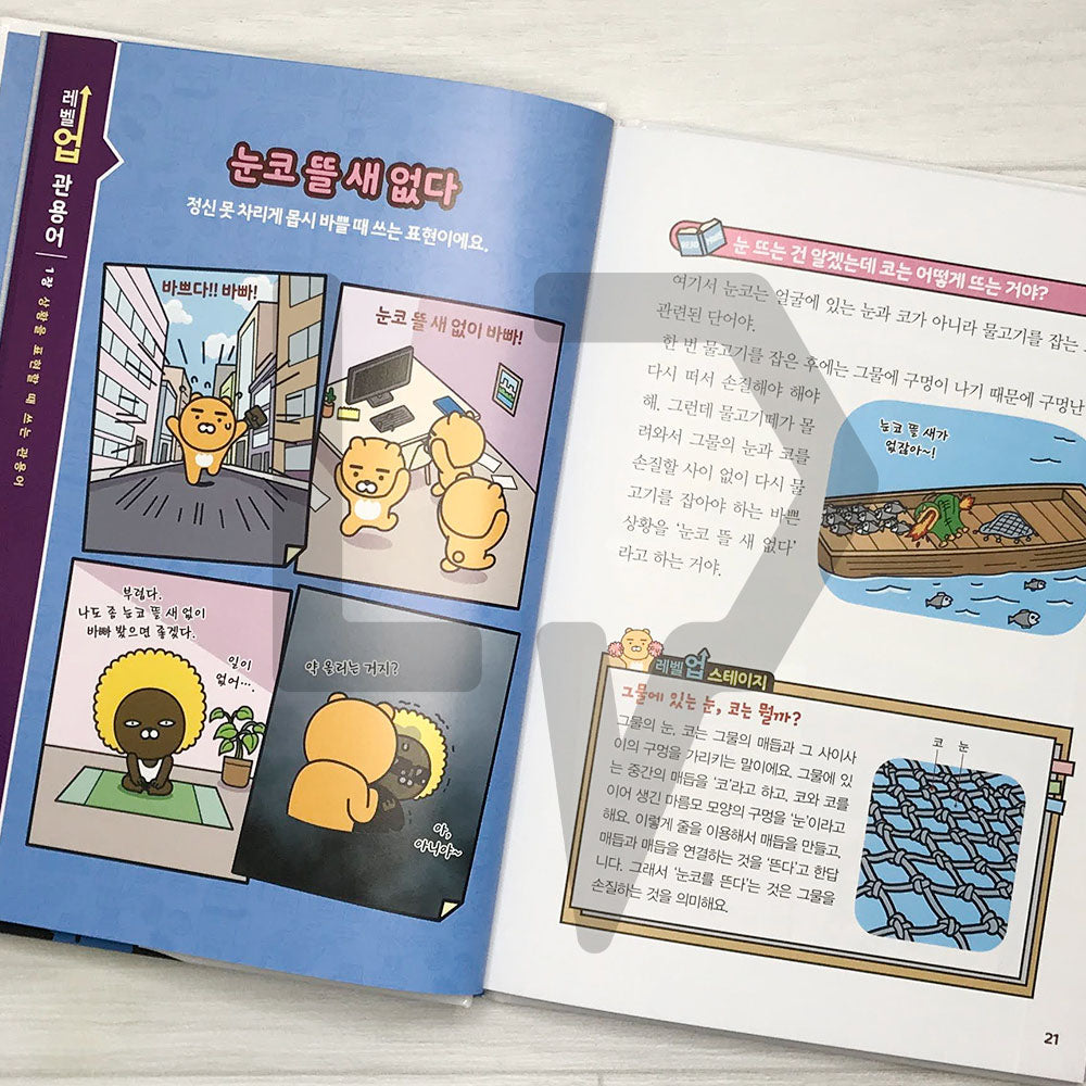 Level Up Kakao Friends: Korean Idioms 레벨업 카카오프렌즈 관용어