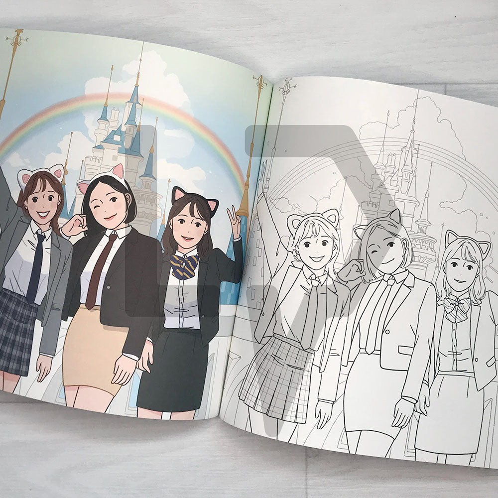 Soruru’s Coloring Book 소르르 일러스트 컬러링북 - Life Pattern Korea