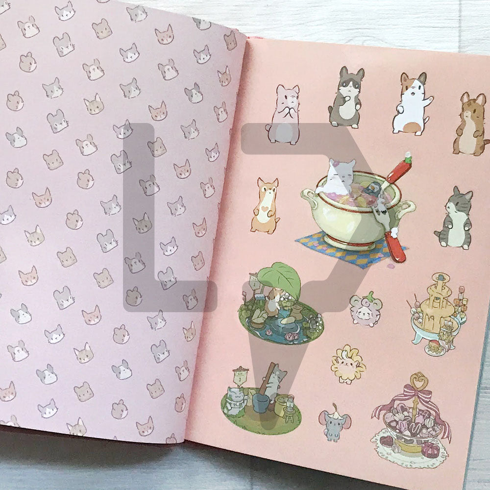 Cats & Soup Sticker Book 고양이와 스프 스티커북