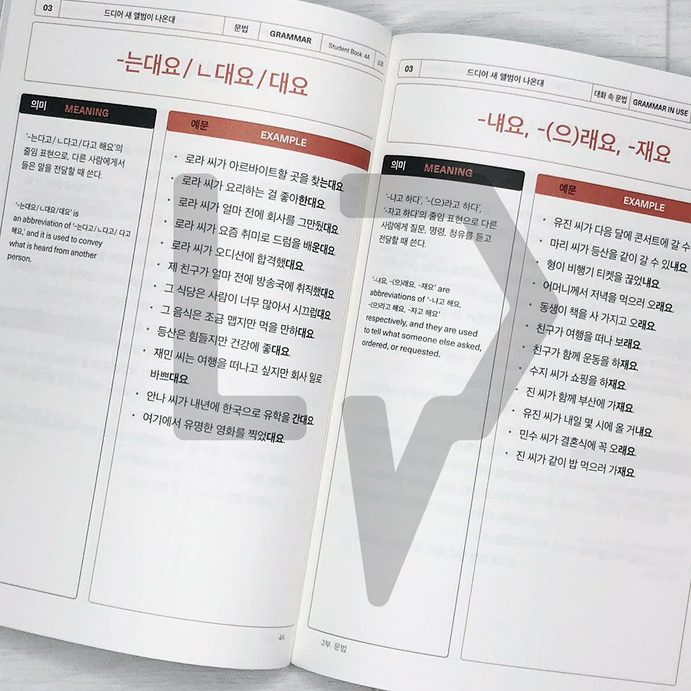 Sejong Korean Vocabulary & Grammar Book 세종한국어 어휘 표현과 문법 4A (2022 Edition)