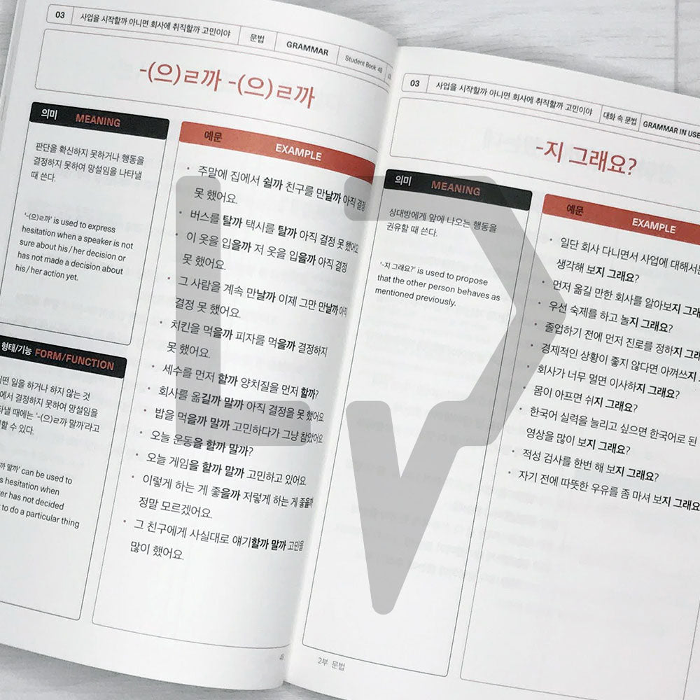 Sejong Korean Vocabulary & Grammar Book 세종한국어 어휘 표현과 문법 4B (2022 Edition)