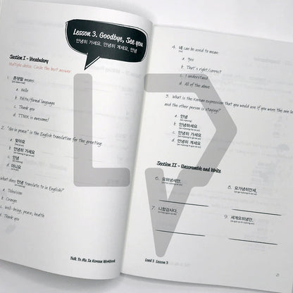 Talk To Me In Korean (TTMIK) Workbook Level 1