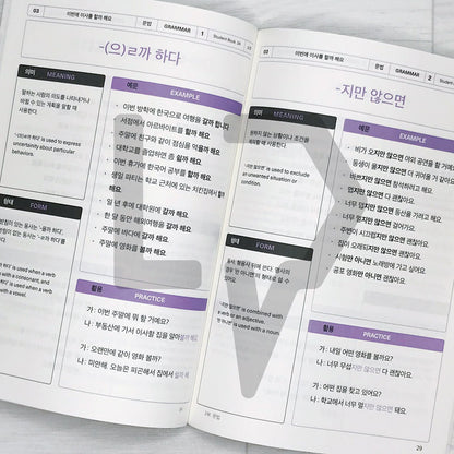 Sejong Korean Vocabulary & Grammar Book 세종한국어 어휘 표현과 문법 3A (2022 Edition)