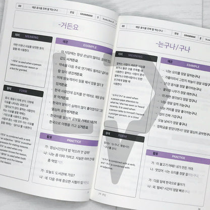 Sejong Korean Vocabulary & Grammar Book 세종한국어 어휘 표현과 문법 3B (2022 Edition)