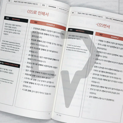 Sejong Korean Vocabulary & Grammar Book 세종한국어 어휘 표현과 문법 4A (2022 Edition)