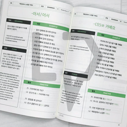 Sejong Korean Vocabulary & Grammar Book 세종한국어 어휘 표현과 문법 1B (2022 Edition)