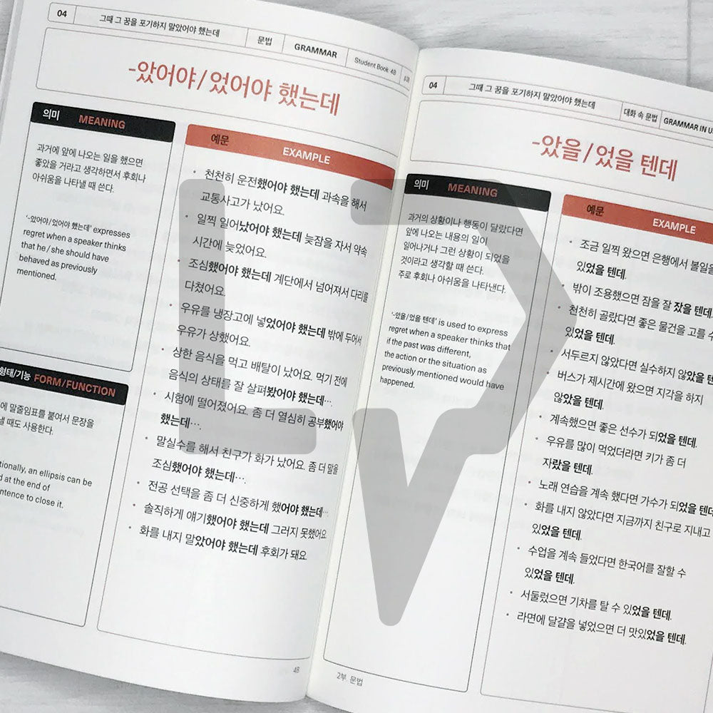 Sejong Korean Vocabulary & Grammar Book 세종한국어 어휘 표현과 문법 4B (2022 Edition)